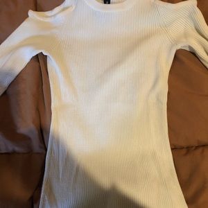 Cold shoulder sweater